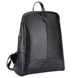 S-Zone Women Genuine Leather Backpack Purse Travel Bag Fit 14-Inch Laptop Upgraded Version