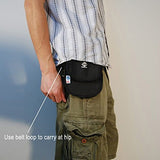 Aqua Quest CONTINENTAL Black Waterproof Travel Document Organizer Bag holds Passport, Money,