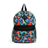 Dinosaur All Over Print 17 Inch Backpack with Headphones