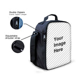 Doginthehole Butterfly Printed Lunch Bag For Teenage Kids Cooler Thermal Case