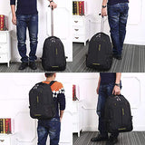 Wheeled Laptop Backpack 18" Rolling Carry-On Trolley School Bags Travel Luggage