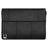 Lencca Axis Vegan Leather For 13.5" Laptops With Removable Shoulder Strap (Lenaxis13Blk)