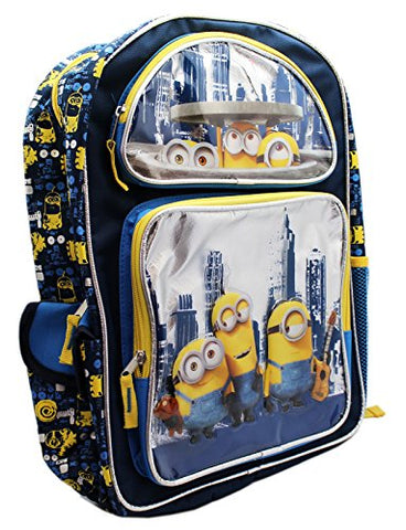 New Minions New York Travels Large School Backpack-4537