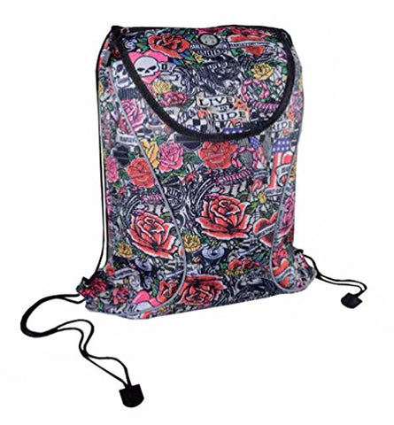 Harley-Davidson Sling Backpack, Lightweight & Durable Tattoo Design 99667-TAT