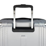 Traveler’S Choice New London 100% Polycarbonate Trunk Spinner Luggage - Silver ( 29-Inch )