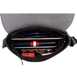 Berchirly Mens PU Leather Messenger Shoulder Bag Business Briefcase For Travel Coffee