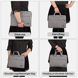 Qishare 13.3" 14" Laptop Case, Laptop Shoulder Bag, Multi-Functional Notebook Sleeve, Carrying Case