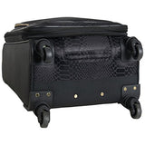 Aimee Kestenberg Women'S Polyester Expandable 4-Wheel 3-Piece Luggage Set 20”, 24”, 28”, Black