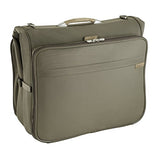 Briggs & Riley Baseline Deluxe Garment Bag,Olive,20.5X22X11.5