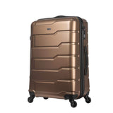 Travel Boarding Case, Universal Wheel Abs Zipper, Travel Outdoor Boarding Case Gift Gift Box Travel Air Travel Case, Copper, 24 inch
