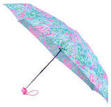 Lilly Pulitzer Women's Mini Travel Umbrella, Best Fishes