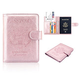 Passport Holder Case, ACdream Protective Premium Leather RFID Blocking Wallet Case for