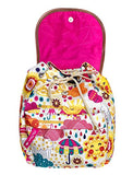 Lily Bloom Mini Backpack Colorful, Eco Friendly (SPRING SHOWERS)