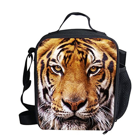 Doginthehole Animal Printed Lunch Bag For Kids Crossbody Waterproof Thermal Case