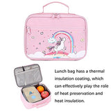 Abshoo Cute Kids Backpack For Girls Kindergarten Elementary Unicorn School Backpacks Set with Lunch Box (Unicorn Pink)