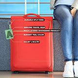 Luggage Tag Initial-Engineered Leather,Individual Letters-Personalized Luggage Tags (K)