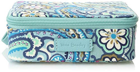 Vera Bradley womens Iconic Travel Pill Case, Signature Cotton, Daisy Dot Paisley, One Size