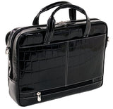 Siamod Ignoto 35515 Black Leather Large Ladies’ Laptop Brief