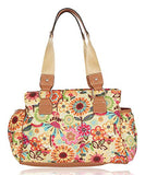 Lily Bloom Triple Section Landon Multi-Purpose Satchel Bag (Busy Bee)