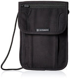 Victorinox Deluxe Security Pouch Rfid Protection, Black/Black Logo