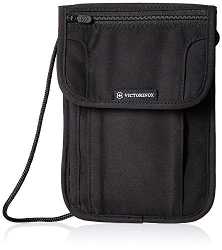 Victorinox Deluxe Security Pouch Rfid Protection, Black/Black Logo