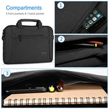 ProCase 14-15.6 Inch Laptop Bag Messenger Shoulder Bag Briefcase Sleeve Case for 15" Macbook Pro, 14 15 15.6 Inch Laptop Ultrabook Notebook MacBook Chromebook Computer -Black
