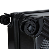 TPRC 3 Piece "Percy Collection" Premium 8-Wheel Luggage Set with TSA Lock System Includes 28" Suitcase, 24" Upright, and 20" Carry-On, Black Color Option