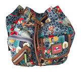 Lily Bloom Who Let The Dogs Out Riley Backpack with Adjustable Shoulder Straps and 5 Organizational Pockets