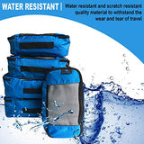 Flexi Fuji 5 set Packing Cubes - Travel Luggage Packing Organizers Honeycomb Mesh with Laundry Bag