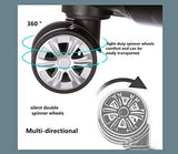 Luggage Set 3 Piece ABS Trolley Suitcase Spinner Hardshell Lightweight Suitcases TSA