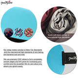 3D Sleep Mask (New Design by PrettyCare with 2 Pack) Eye Mask for Sleeping - Contoured Eyemask for Airplane with EarPlugs & Yoga Silk Bag for Travel - Best Night Blindfold Eyeshade for Men Women Kids