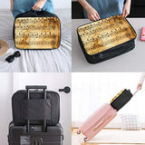 Travel Bags Vintage Music Note Portable Foldable Trolley Handle Luggage Bag
