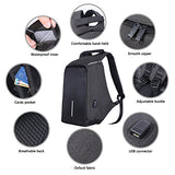Yesurprise Laptop Backpack Travel Business Anti-Theft Lightweight For Men & Women With Removable