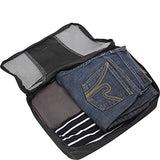 eBags Medium Packing Cubes for Travel - 3pc Set - (Black)