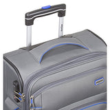 Dejuno Everest 3-Piece Expandable Spinner Combination Lock Luggage Set, Grey
