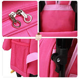 Yodo 3-Way Toddler Backpack With Wheels Little Kids Rolling Luggage, Owl