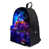 Freewander Galaxy Personalized School Backpack Middle School Canvas Book Bags
