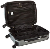 Mia Toro Regale Composite Hardside Spinner Carry-On, Grey, One Size
