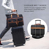 CoolBELL 17.3 Inches Laptop Messenger Bag Protective Shoulder Bag Canvas Business Briefcase Multi-Functional Computer Case for Men/Women/College/Office (Canvas Dark Grey)