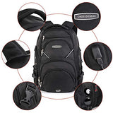 Cross Gear Laptop Backpack with Combination Lock- Fits Most 17.3 Inch Laptops and Tablets CR-9735I