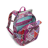 Vera Bradley Women's Iconic Deluxe Campus Backpack, modern medley