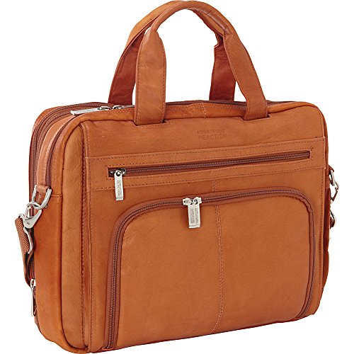 Kenneth Cole Reaction Colombian Leather Laptop Portfolio - Exclusive - Tan (3)