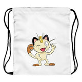 Orlesp Original Shoulder Bag Pumping Rope Backpack Pokemon Go! Pattern Printed Bundle Mouth