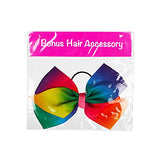 Nickelodeon JoJo Siwa Dance Like You Mean It Denim Backpack with removable Rainbow Bow