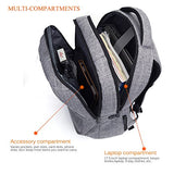 Coolbell 17.3 Inch Laptop Backpack With Usb Charging Port Function / Multi-Compartment Travel