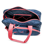 Ame & Lulu Navy/Pink Sweet Shot Tennis Tote