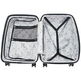 Aimee Kestenberg Women'S 24" Abs Expandable 8-Wheel Upright Checked Luggage, Black