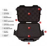 Nanuk 904 Waterproof Hard Case With Foam Insert - Black