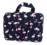 Vera Bradley Hanging Organizer Travel Cosmetic Flamingo Fiesta