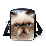Bigcardesigns Cat Teens Sling Cross Body Satchel Bag Handbag Purse